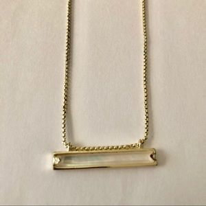 Kendra Scott Eleanor Gold Necklace in Ivory Pearl